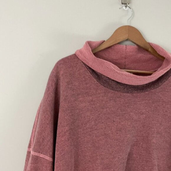 Standard James Perse Melange Crop Funnel Neck Sweatshirt Size 3 (Large) - Picture 6 of 6